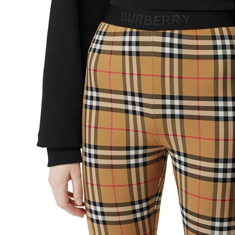 burberry belvoir leggings